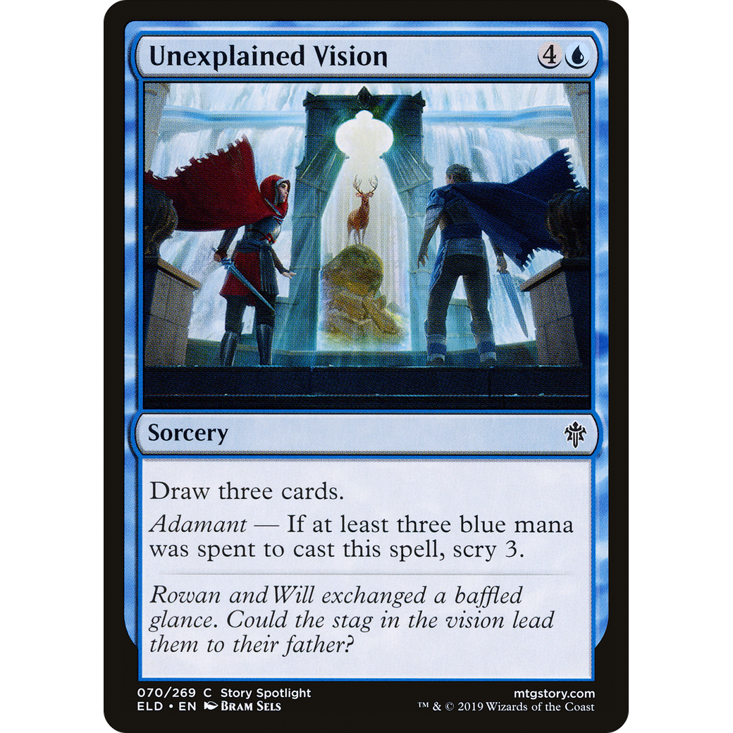 Unexplained Vision (ELD-070) - Throne of Eldraine Foil