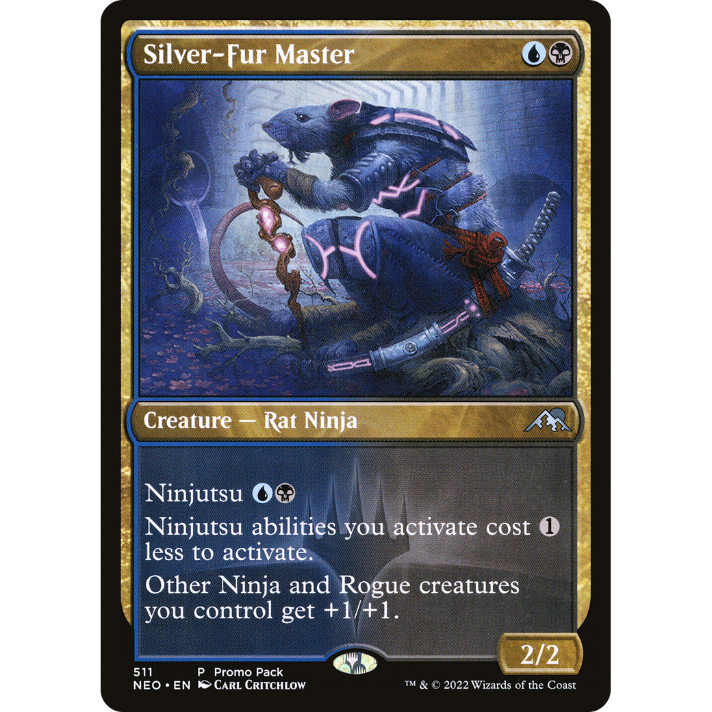 Silver-Fur Master (PPNEO-511) - Kamigawa: Neon Dynasty Foil