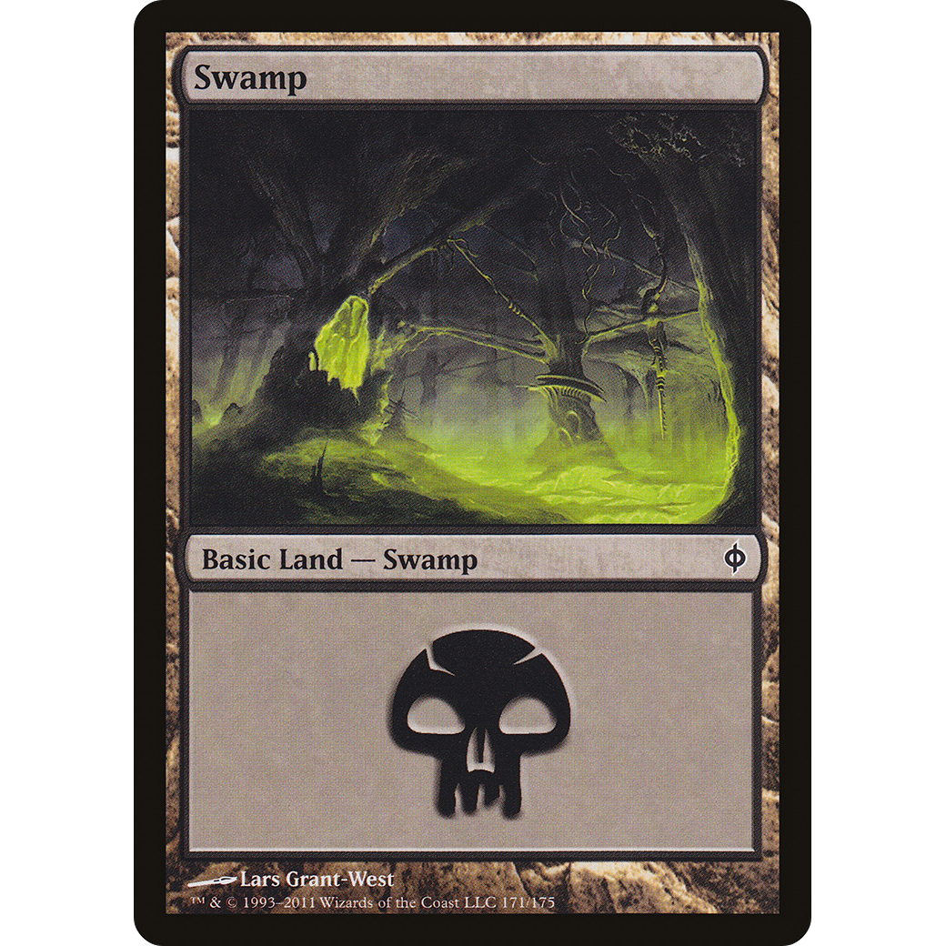 Swamp (171) (NPH-171) - New Phyrexia Foil