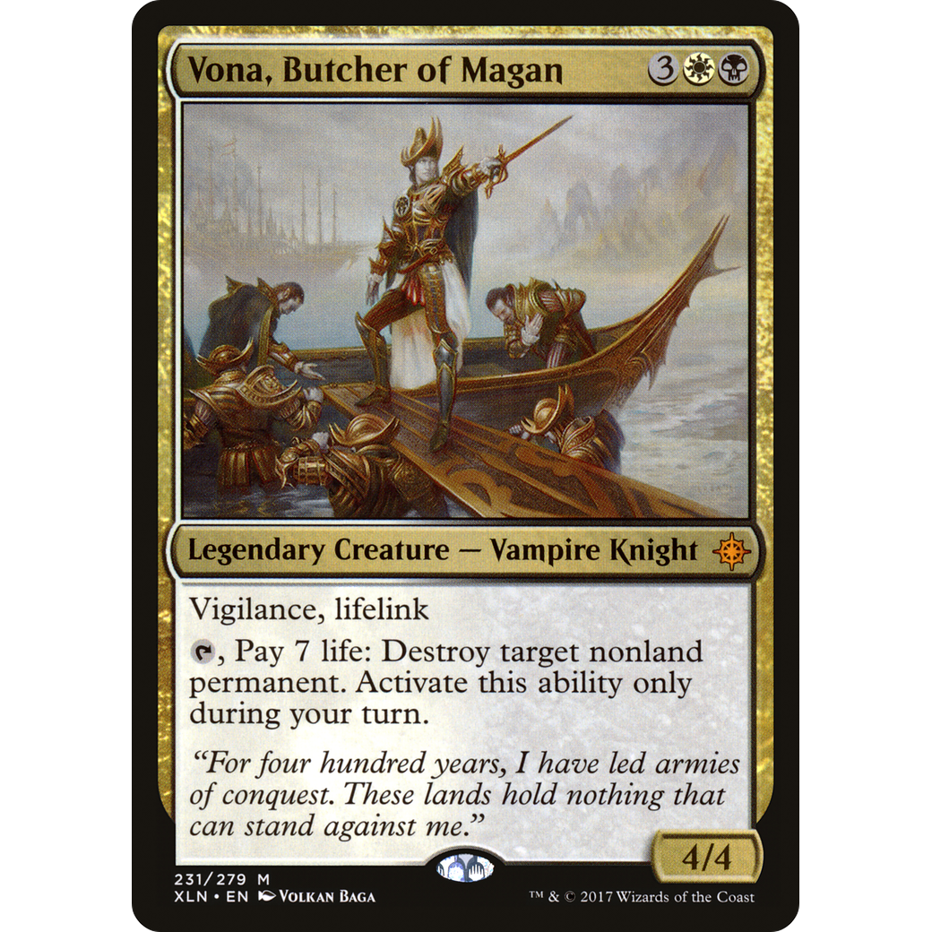 Vona, Butcher of Magan (XLN-231) - Ixalan Foil