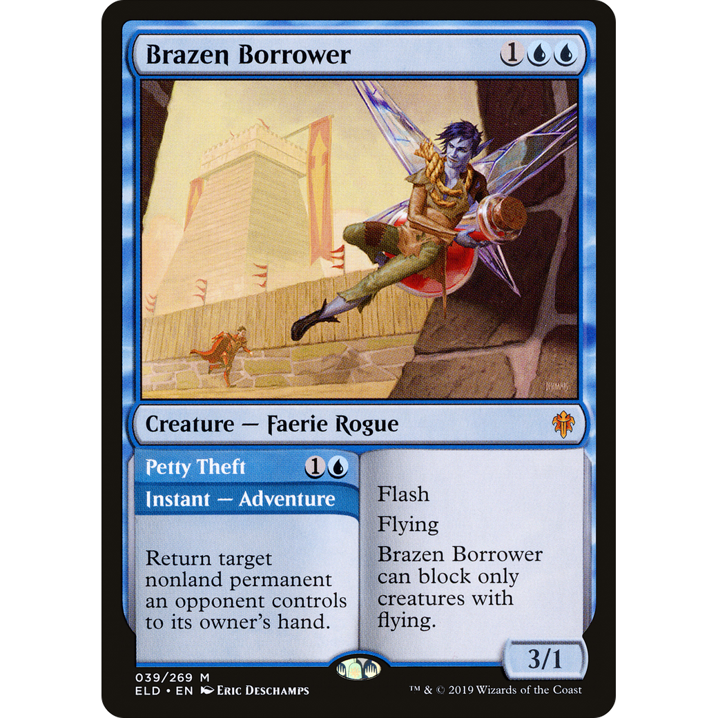 Brazen Borrower (ELD-039) - Throne of Eldraine Foil