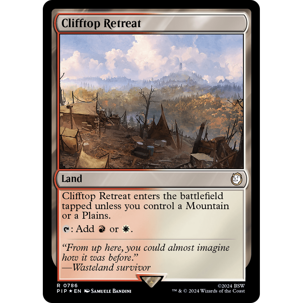 Clifftop Retreat (PIP-786) - Fallout Foil