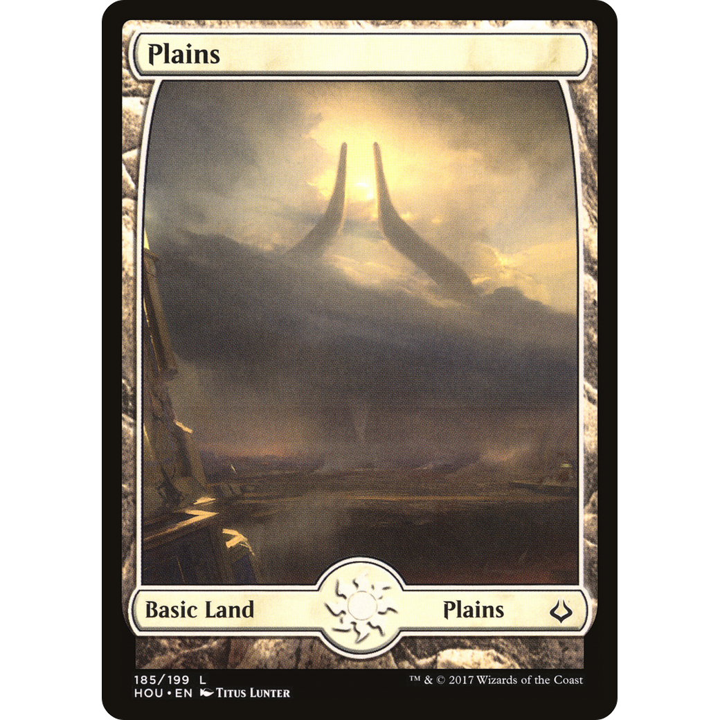 Plains (185) - Full Art (HOU-185) - Hour of Devastation