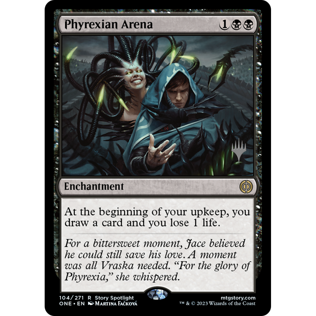 Phyrexian Arena (PPONE-104P) - Phyrexia: All Will Be One Promos Foil