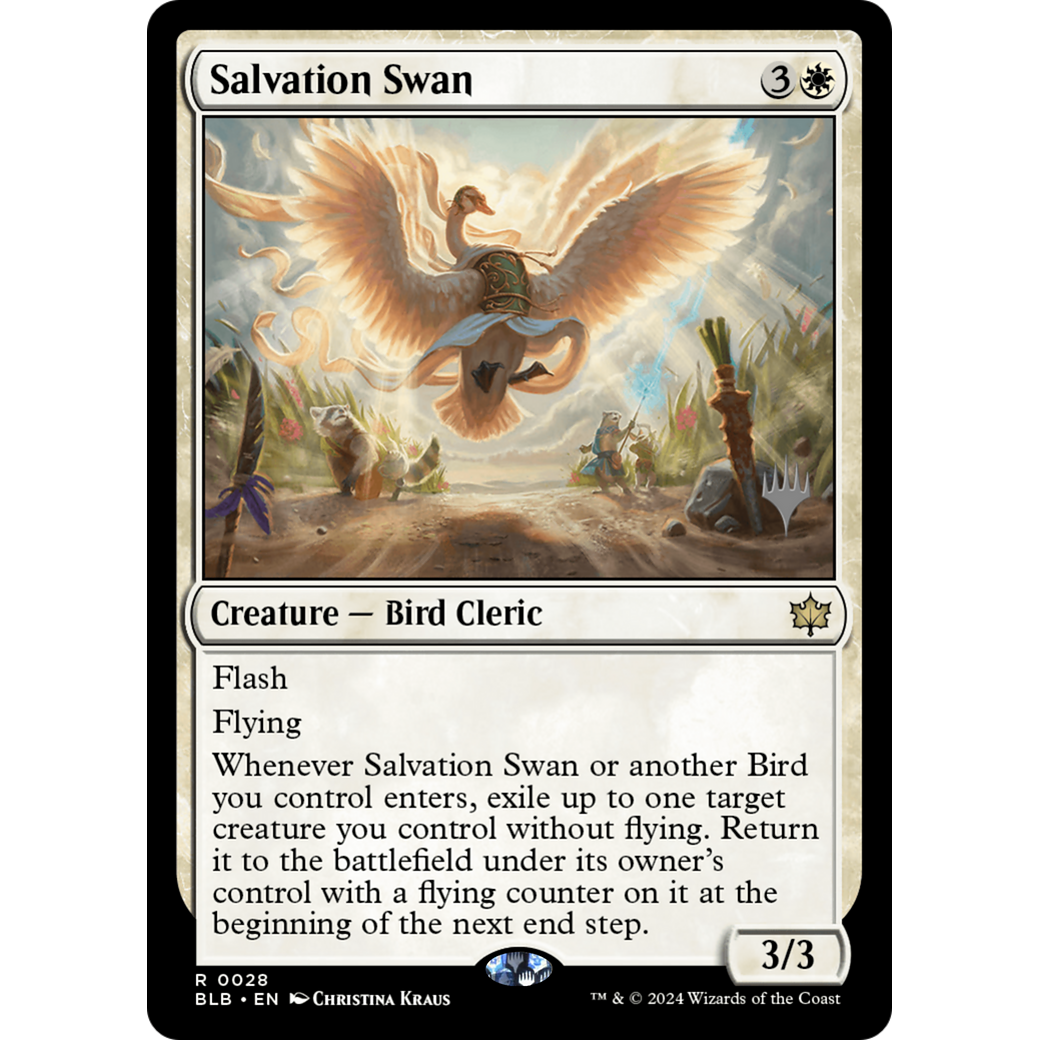 Salvation Swan (PPBLB-28P) - Bloomburrow Promos Foil
