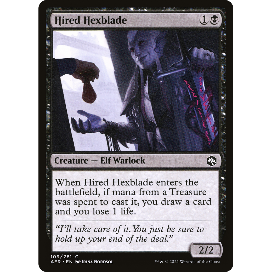 Hired Hexblade (AFR-109) - Adventures in the Forgotten Realms