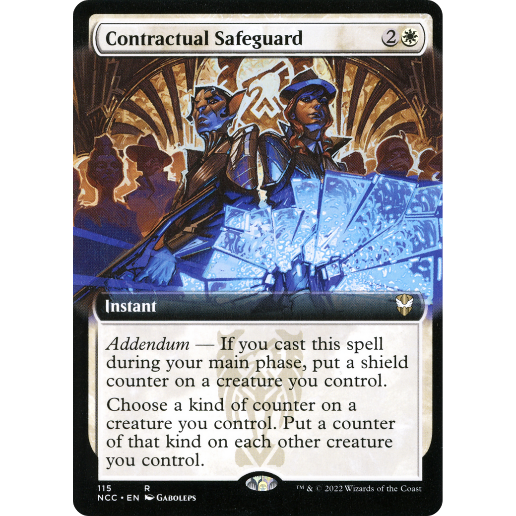 Contractual Safeguard (Extended Art) (NCC-115) - New Capenna Commander: (Extended Art)