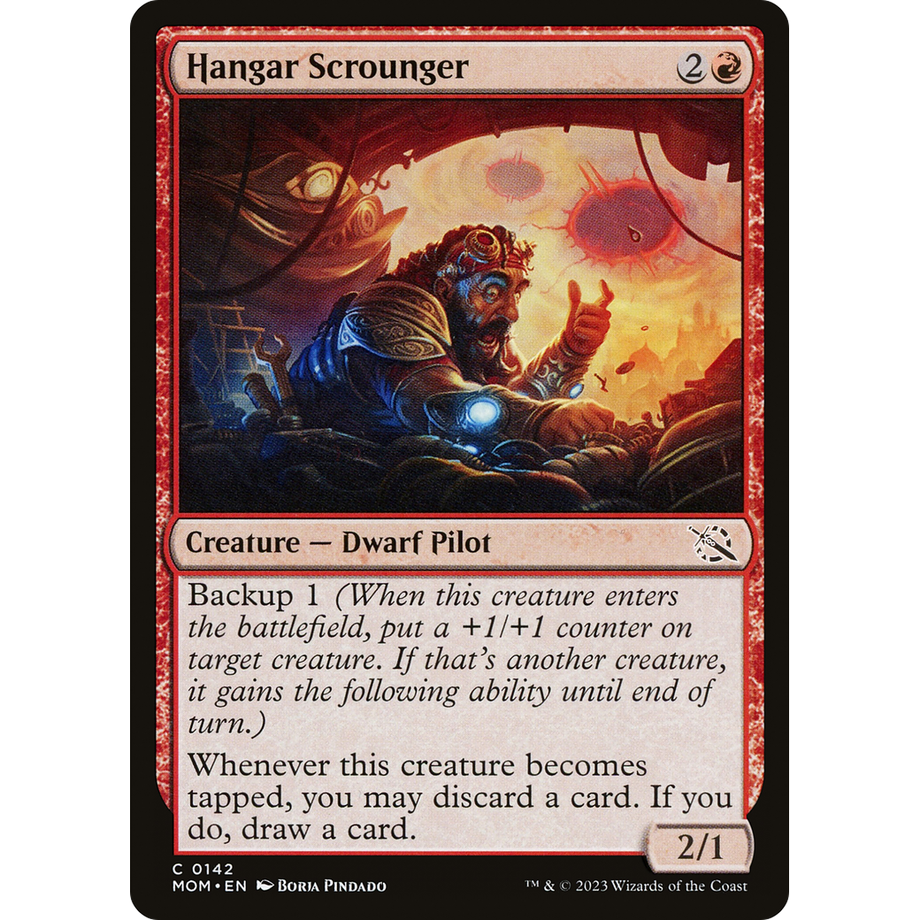Hangar Scrounger (MOM-142) - March of the Machine Foil