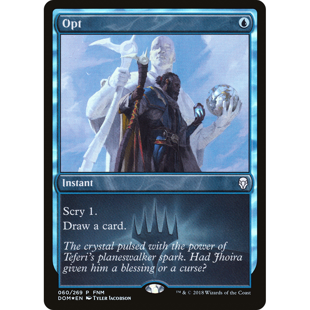 Opt (FNM-060) - Dominaria Promos Foil
