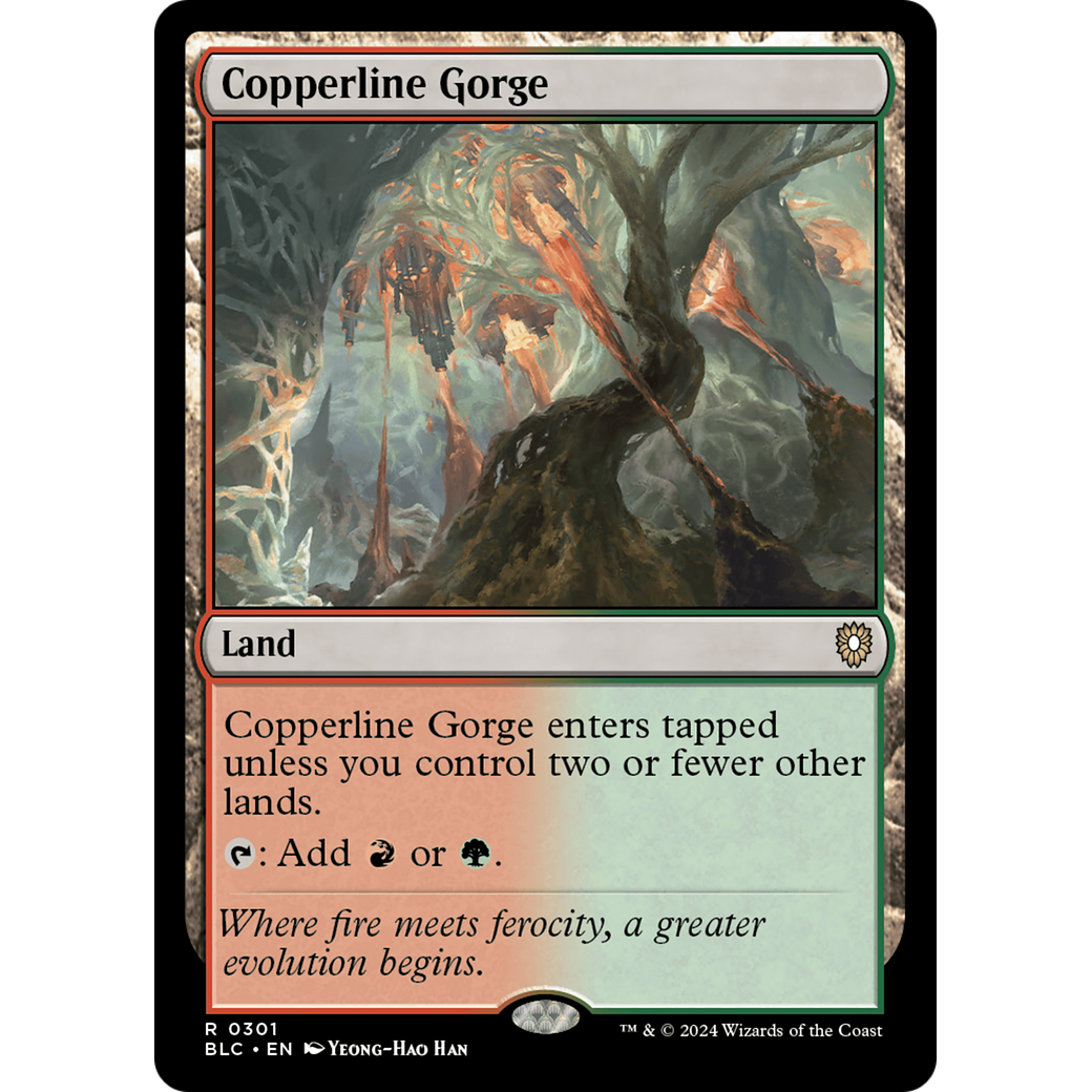 Copperline Gorge (BLC-301) - Bloomburrow Commander