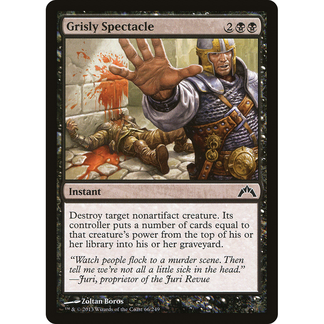 Grisly Spectacle (GTC-066) - Gatecrash Foil