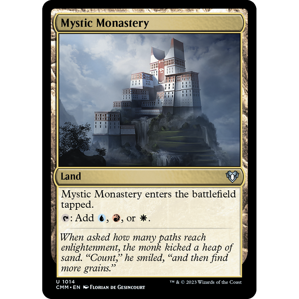 Mystic Monastery (CMM-1014) - Commander Masters