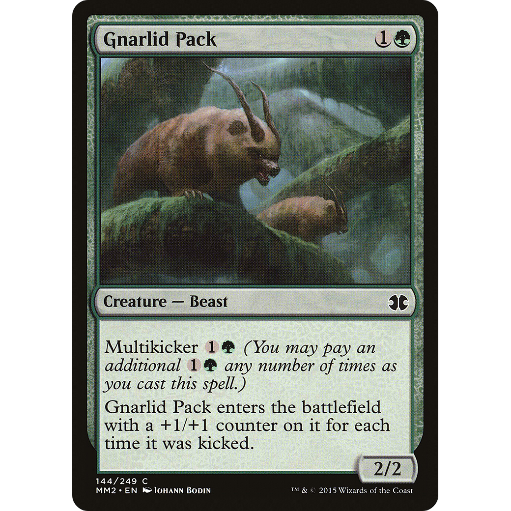 Gnarlid Pack (MM2-144) - Modern Masters 2015 Foil