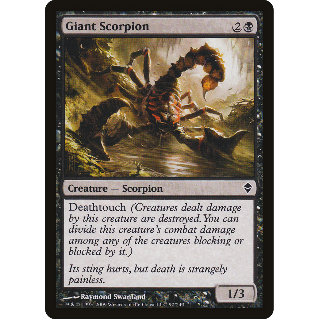 Giant Scorpion (ZEN-090) - Zendikar Foil