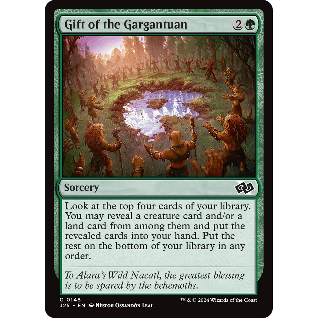 Gift of the Gargantuan (J25-148) - Foundations Jumpstart