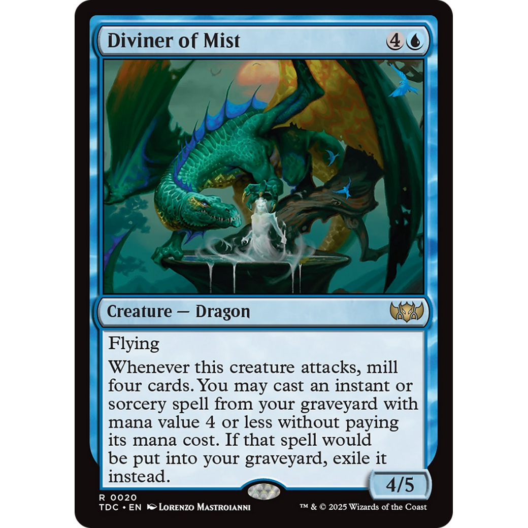 Diviner of Mist (TDC-020) - Commander: Tarkir: Dragonstorm