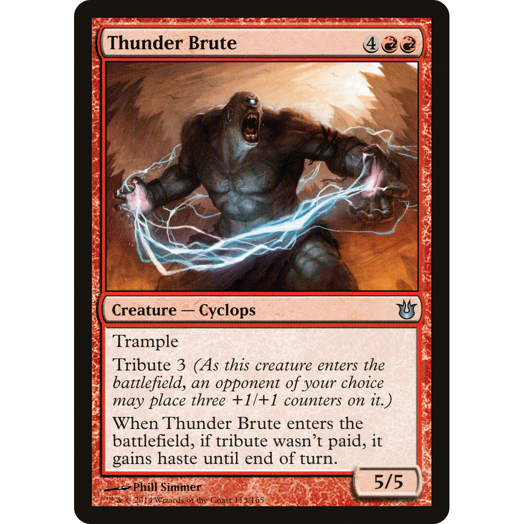 Thunder Brute (BNG-113) - Born of the Gods Foil