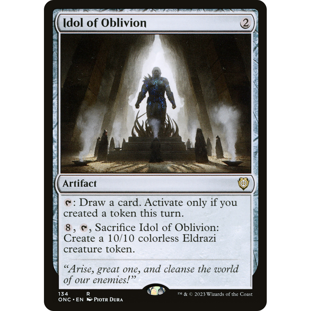 Idol of Oblivion (ONC-134) - Phyrexia: All Will Be One Commander