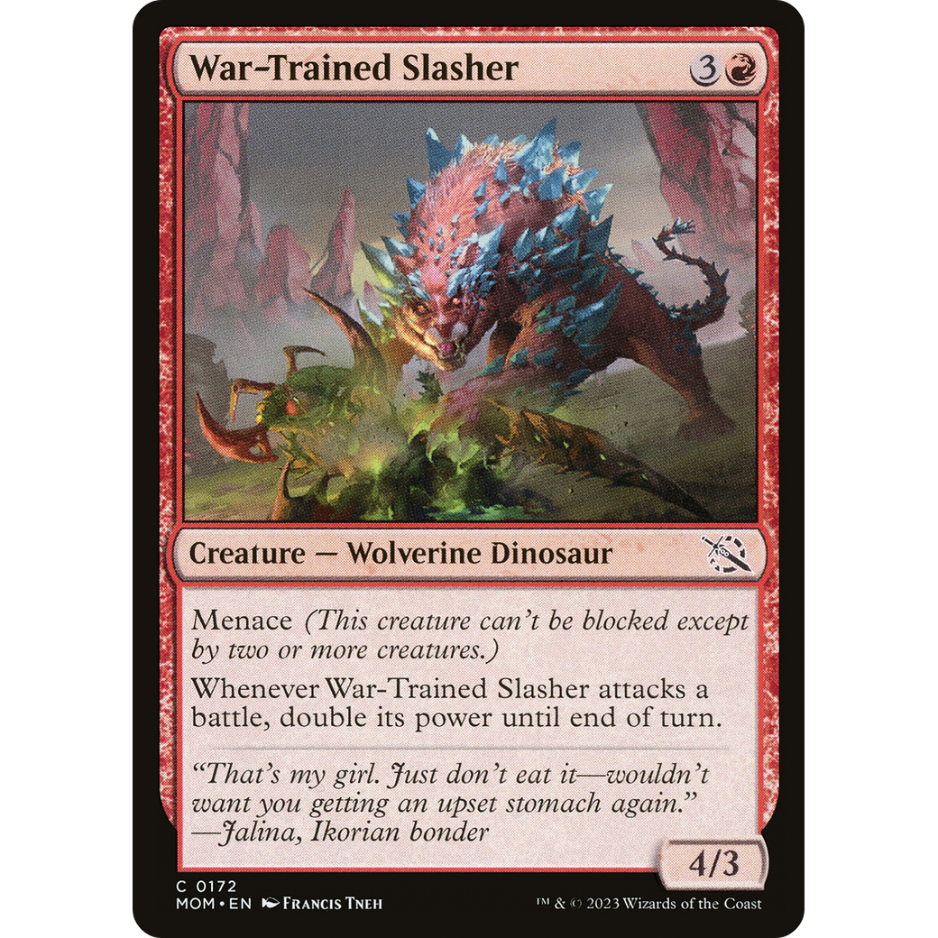 War-Trained Slasher (MOM-172) - March of the Machine