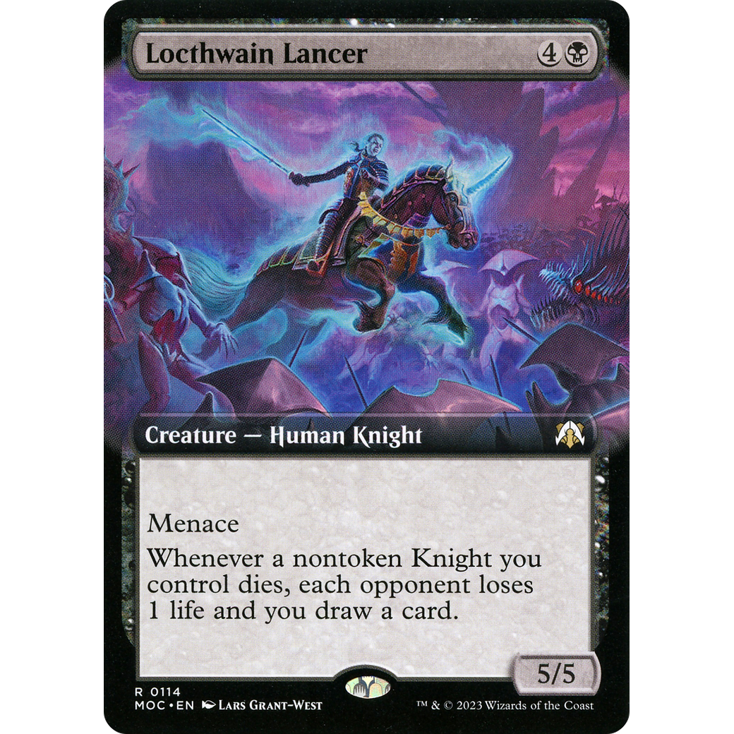 Locthwain Lancer (MOC-114) - March of the Machine Commander: (Extended Art)