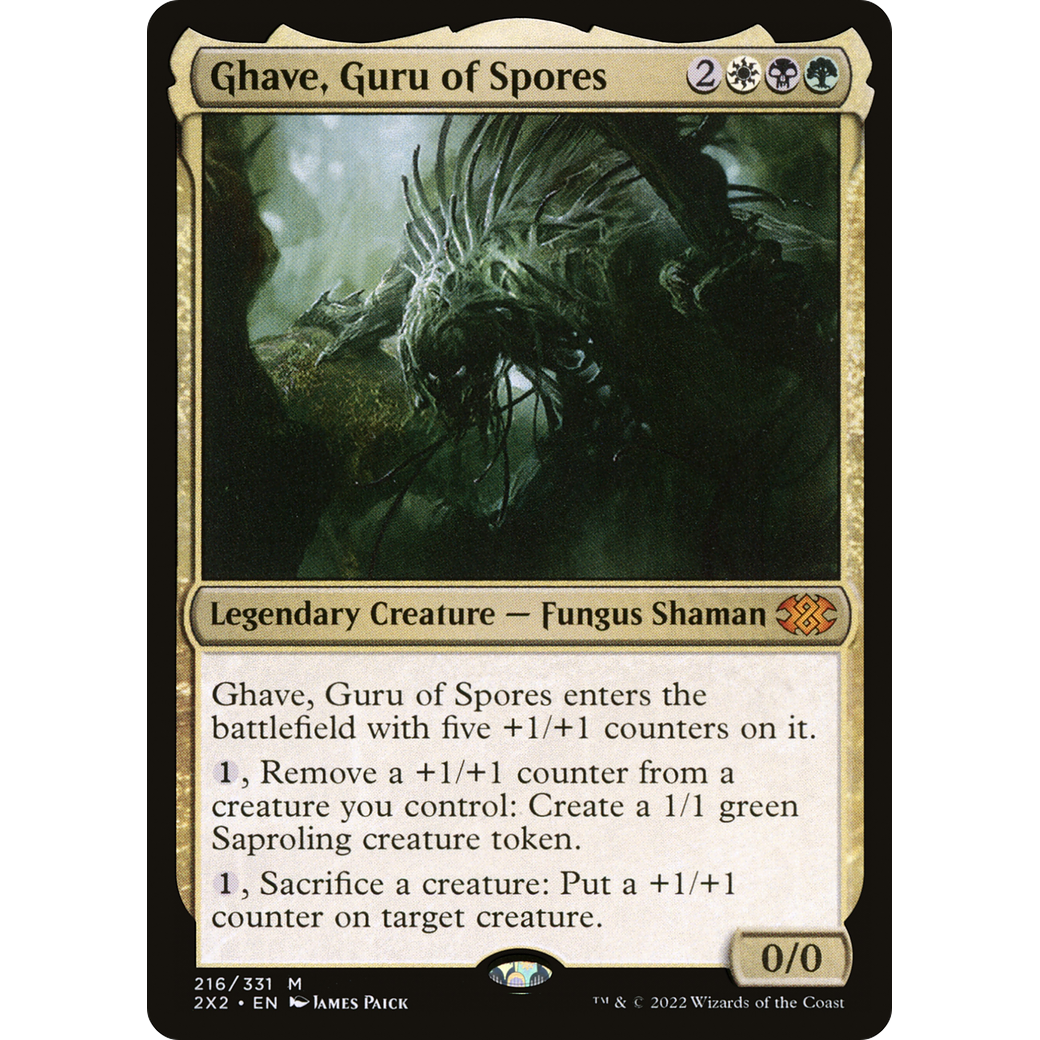 Ghave, Guru of Spores (2X2-216) - Double Masters 2022