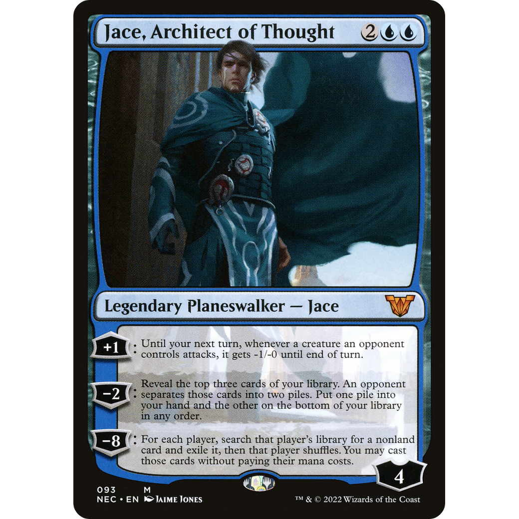 Jace, Architect of Thought (NEC-093) - Neon Dynasty Commander