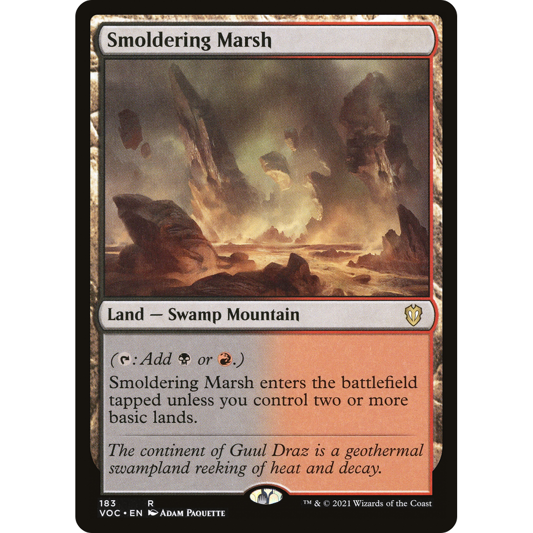 Smoldering Marsh (VOC-183) - Crimson Vow Commander