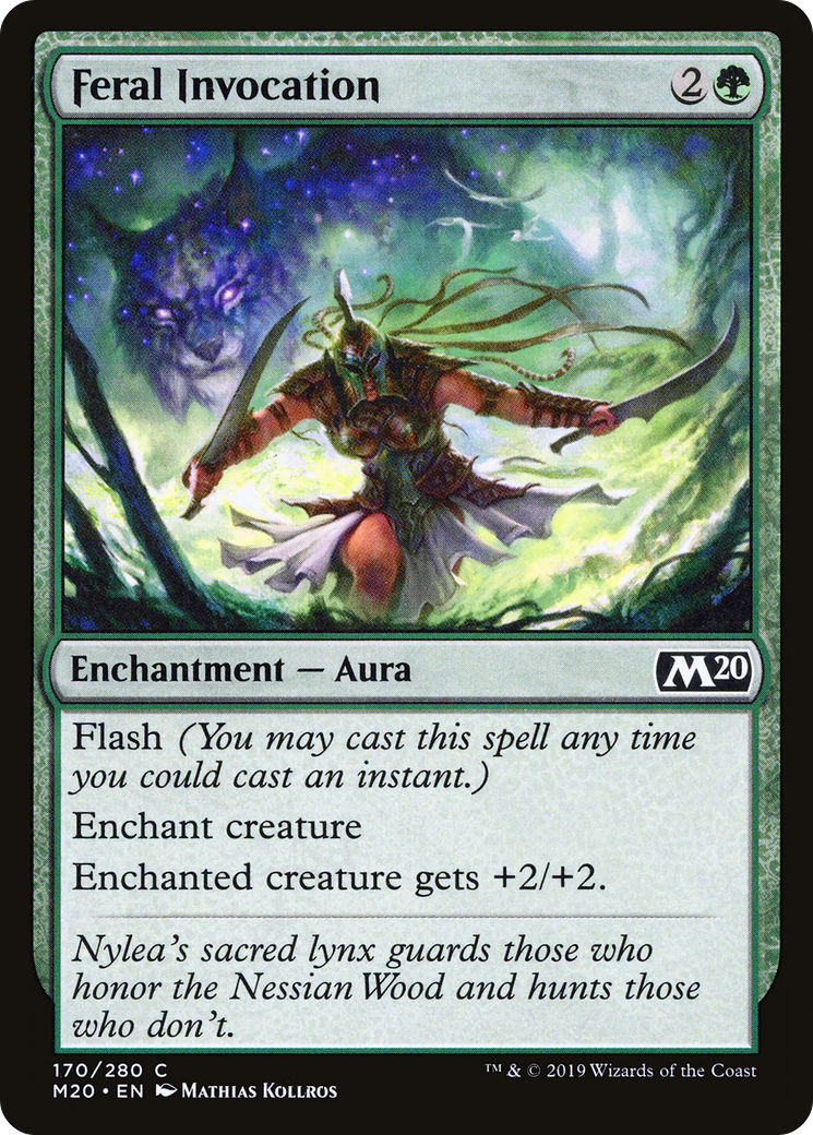 Feral Invocation (M20-170) - Core Set 2020 Foil