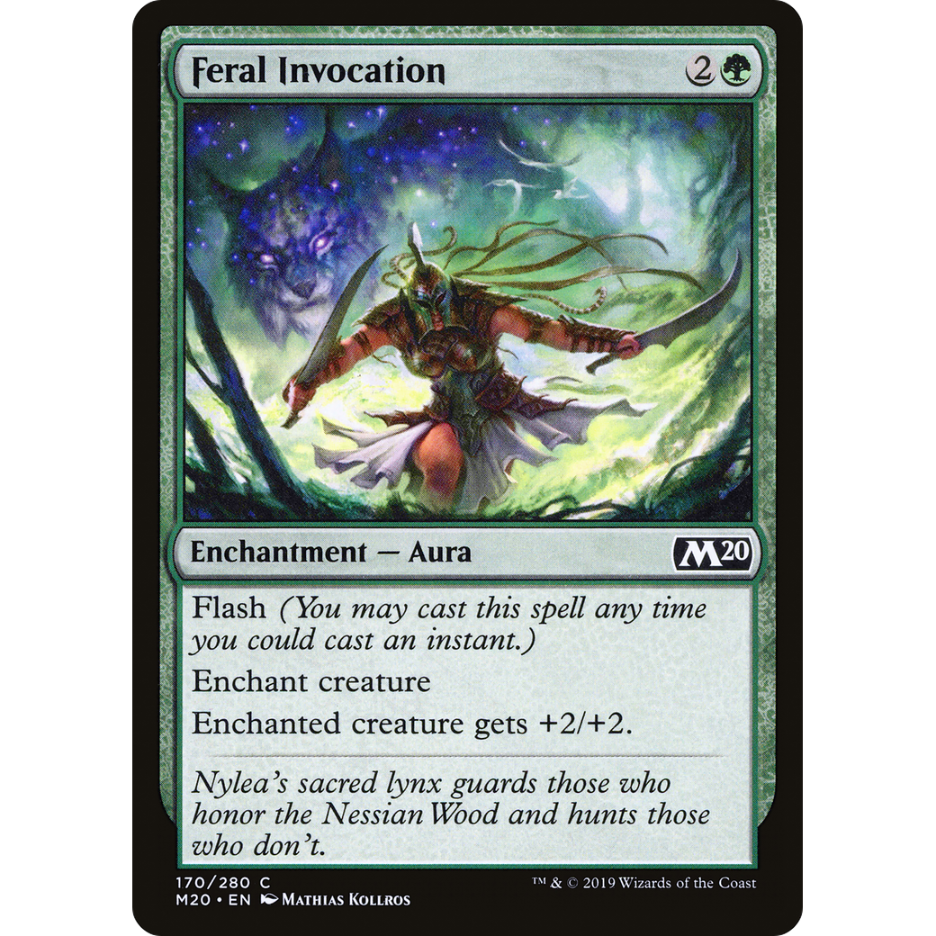 Feral Invocation (M20-170) - Core Set 2020