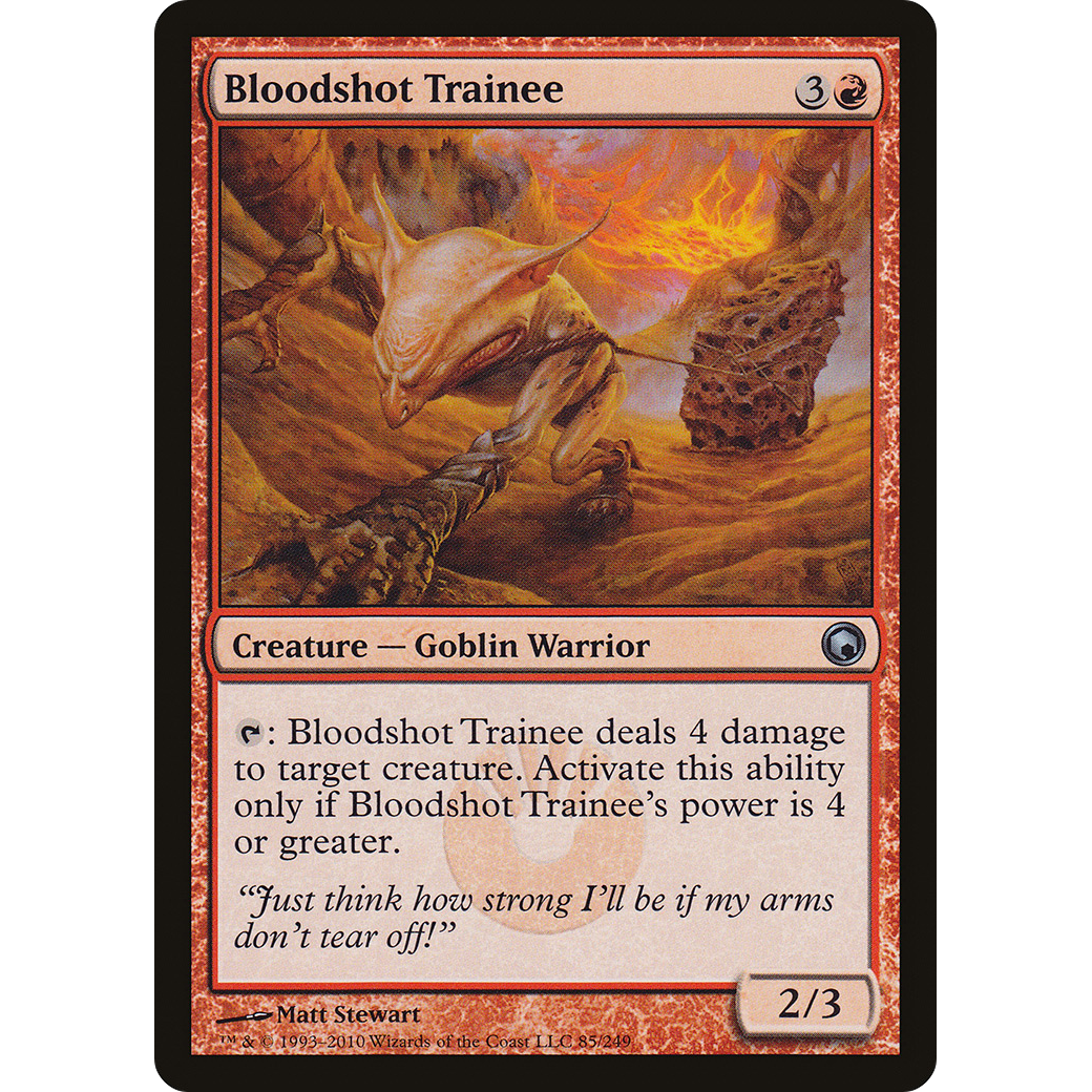 Bloodshot Trainee (SOM-085) - Scars of Mirrodin