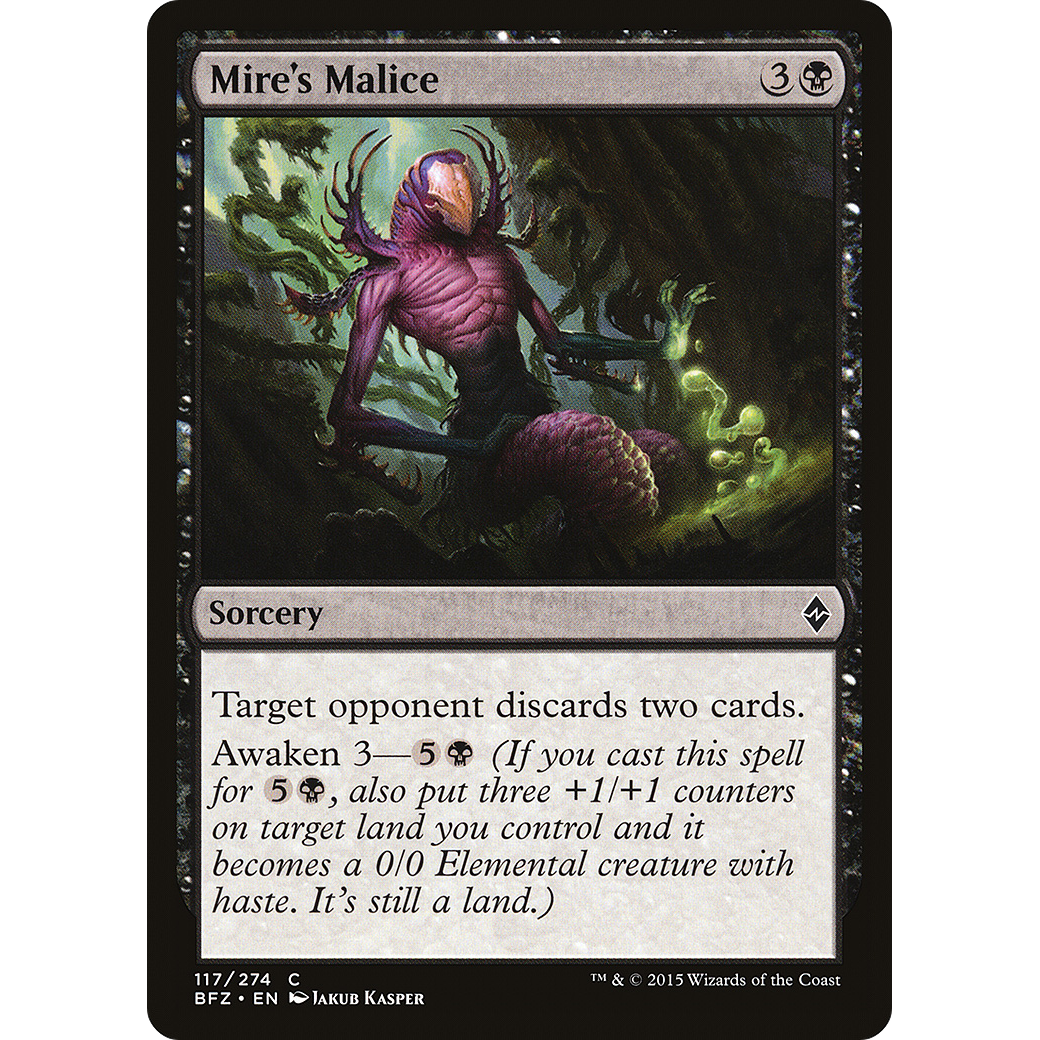 Mire's Malice (BFZ-117) - Battle for Zendikar