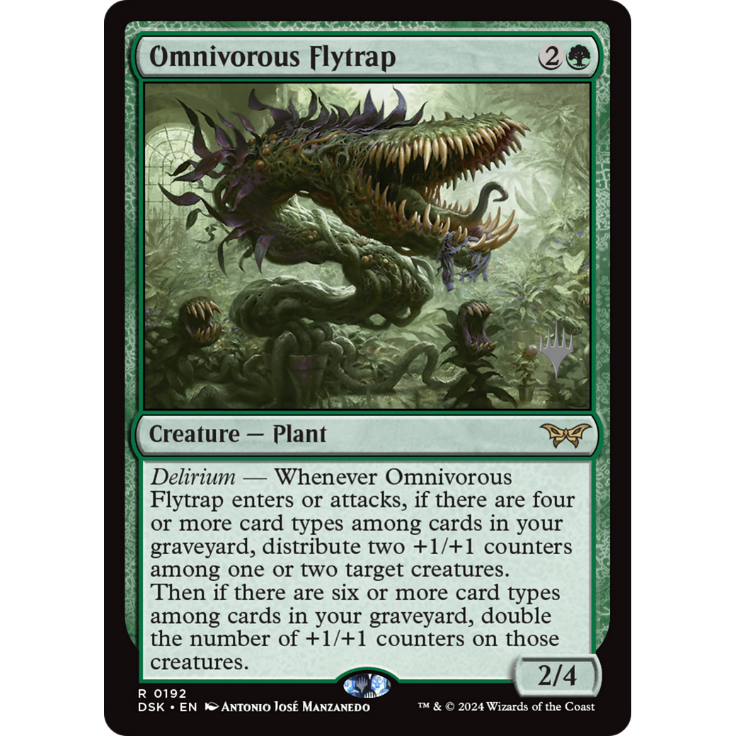 Omnivorous Flytrap (PPDSK-192P) - Duskmourn: House of Horror Promos