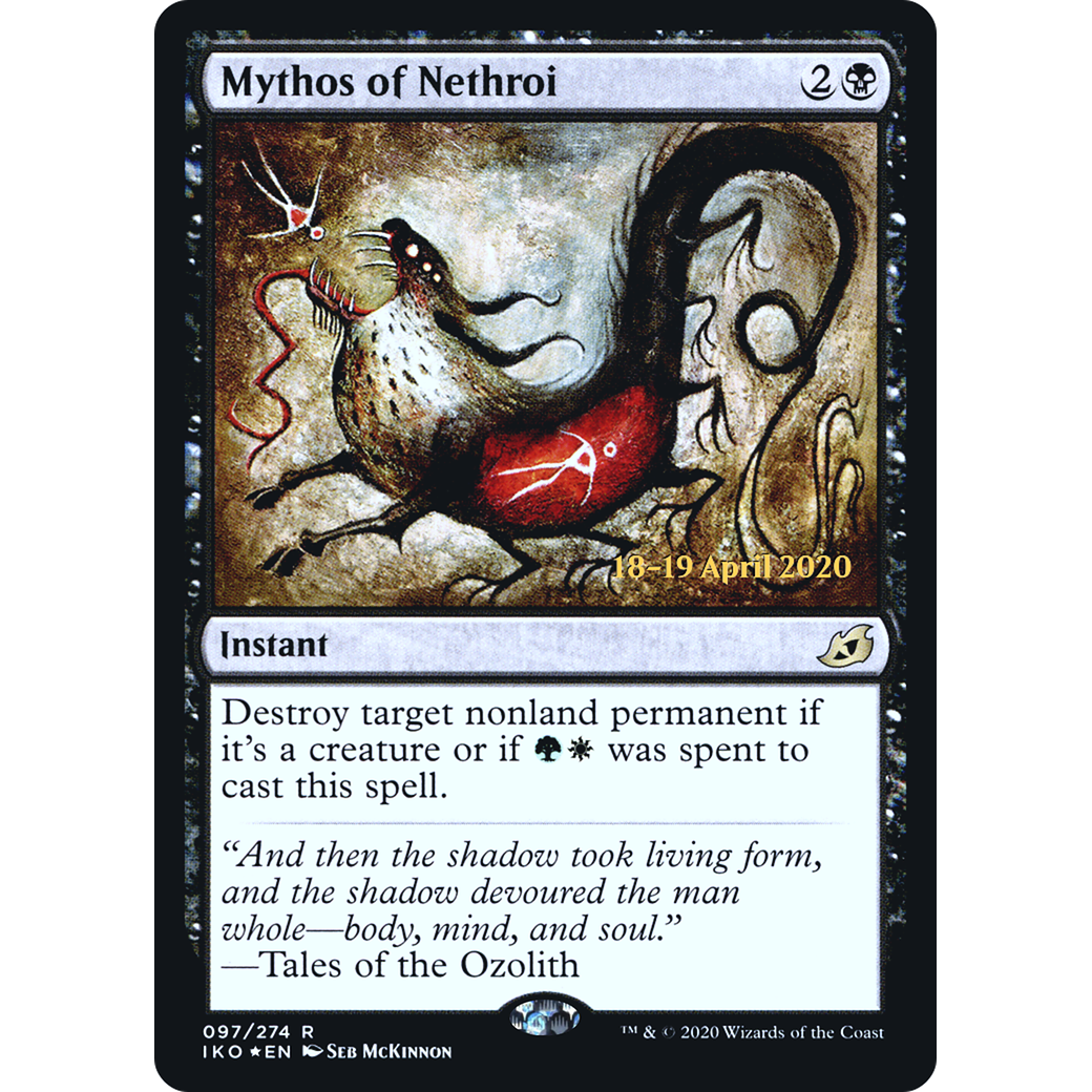 Mythos of Nethroi (PRE-097) - Ikoria: Lair of Behemoths Promos Foil