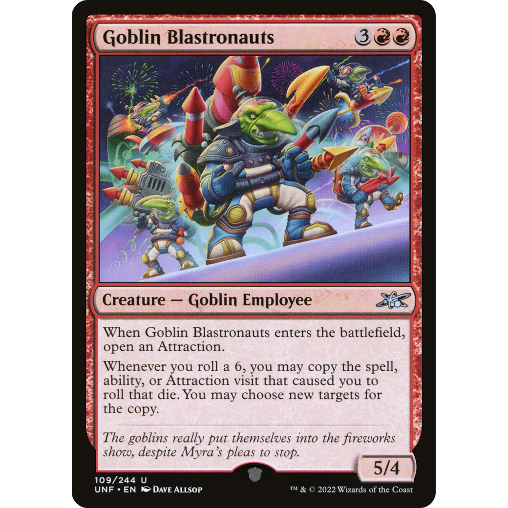 Goblin Blastronauts (UNF-109) - Unfinity Foil