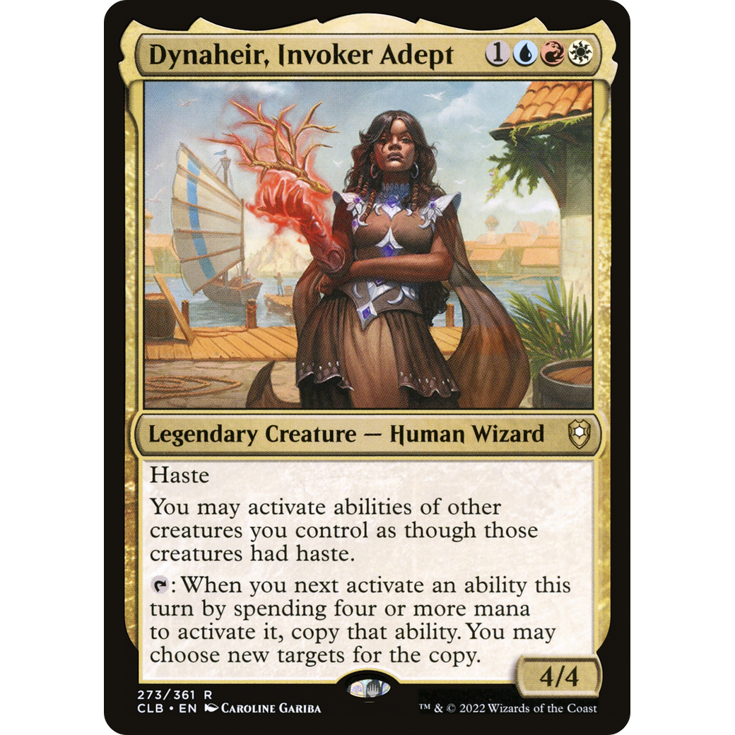 Dynaheir, Invoker Adept (CLB-273) - Commander Legends: Battle for Baldur's Gate Foil