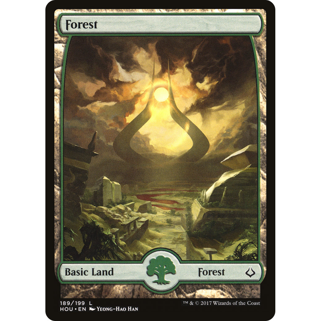 Forest (189) - Full Art (HOU-189) - Hour of Devastation