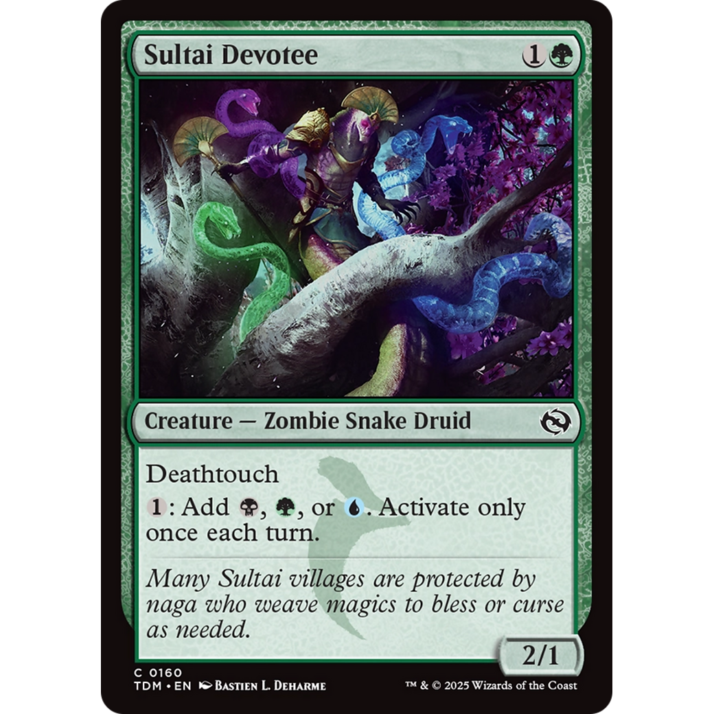 Sultai Devotee (TDM-160) - Tarkir: Dragonstorm Foil