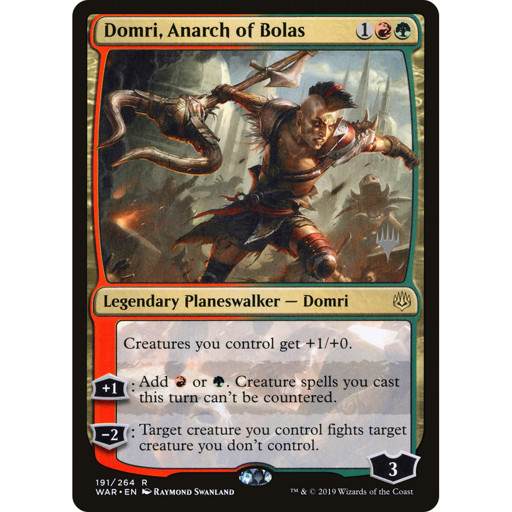 Domri, Anarch of Bolas (PPM21-191) - War of the Spark Promos Foil