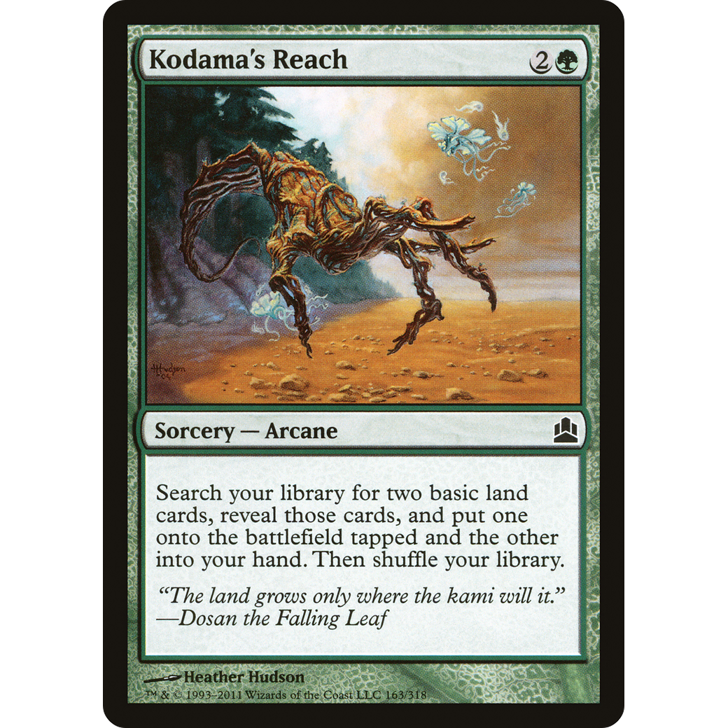 Kodama's Reach (CMD-163) - Commander 2011