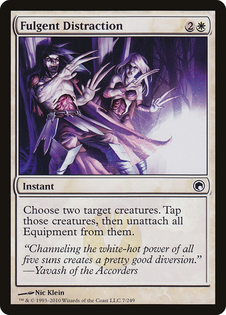 Fulgent Distraction (SOM-007) - Scars of Mirrodin Foil