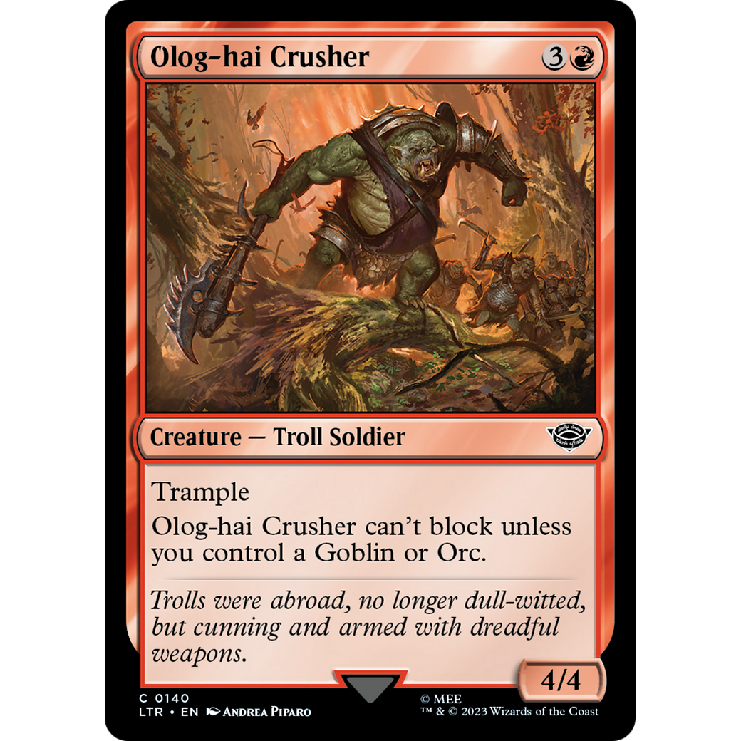 Olog-hai Crusher (LTR-140) - The Lord of the Rings: Tales of Middle-earth
