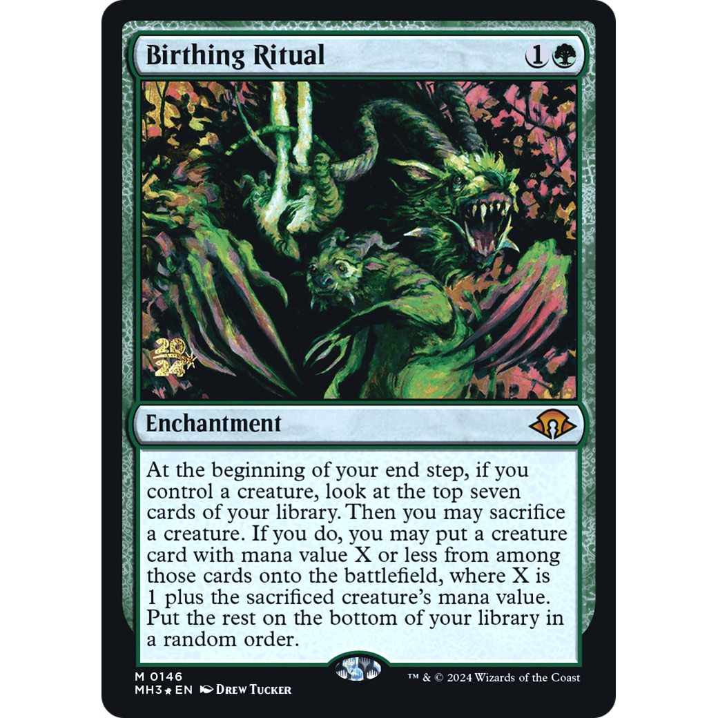 Birthing Ritual (PRE-146S) - Modern Horizons 3 Promos Foil