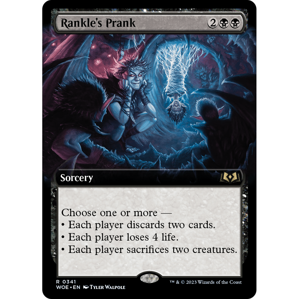 Rankle's Prank (WOE-341) - Wilds of Eldraine: (Extended Art)