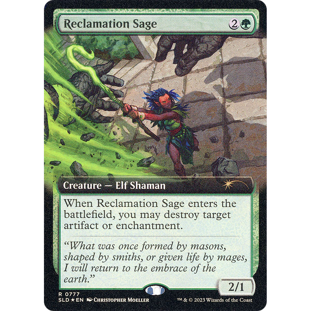 Reclamation Sage (Extended Art) (SLD-777) - Secret Lair Drop: (Extended Art) Foil