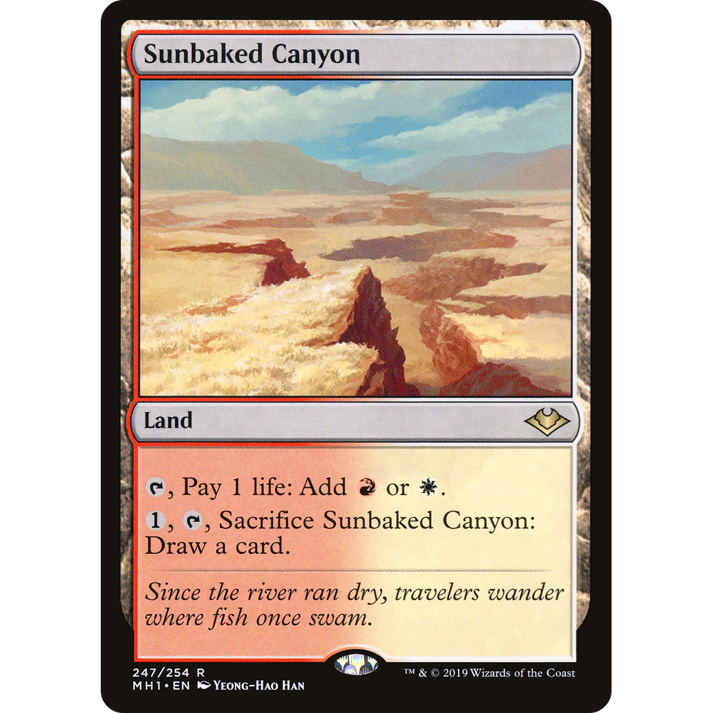 Sunbaked Canyon (MH1-247) - Modern Horizons
