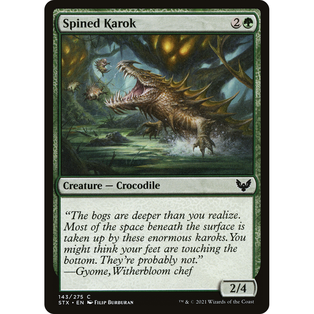 Spined Karok (STX-143) - Strixhaven: School of Mages