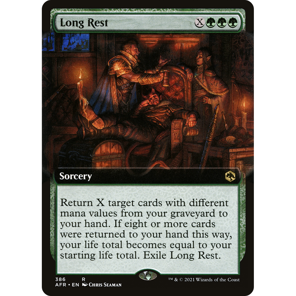 Long Rest (Extended Art) (AFR-386) - Adventures in the Forgotten Realms: (Extended Art)