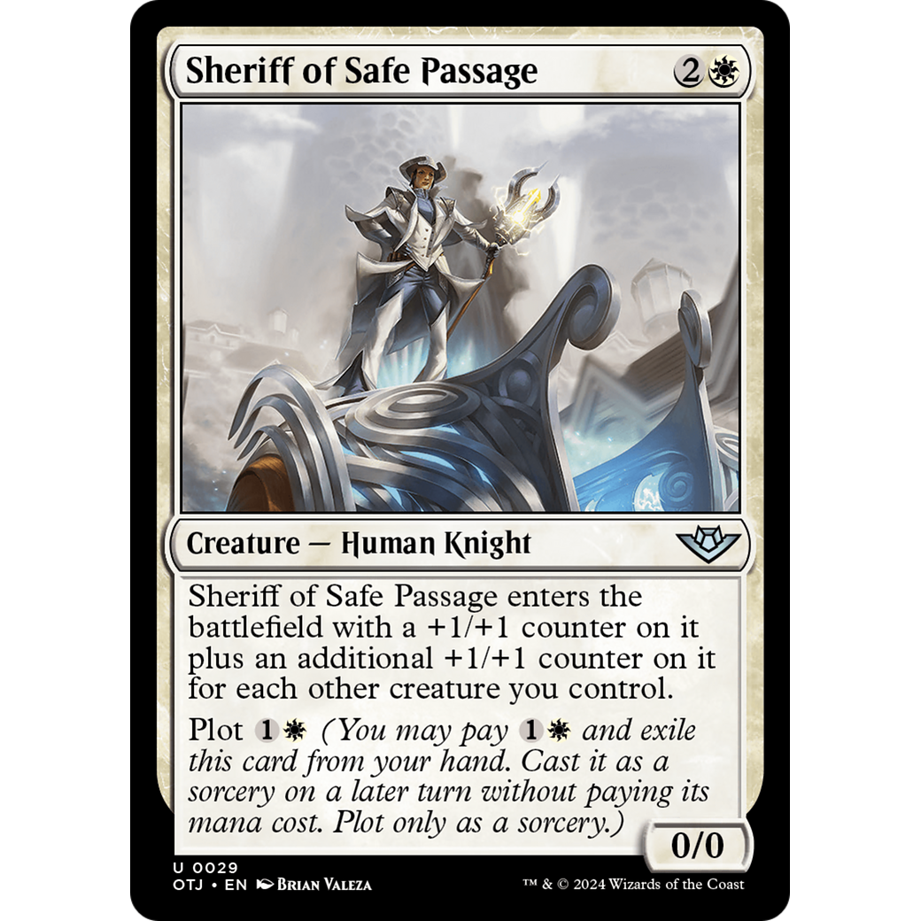 Sheriff of Safe Passage (OTJ-029) - Outlaws of Thunder Junction
