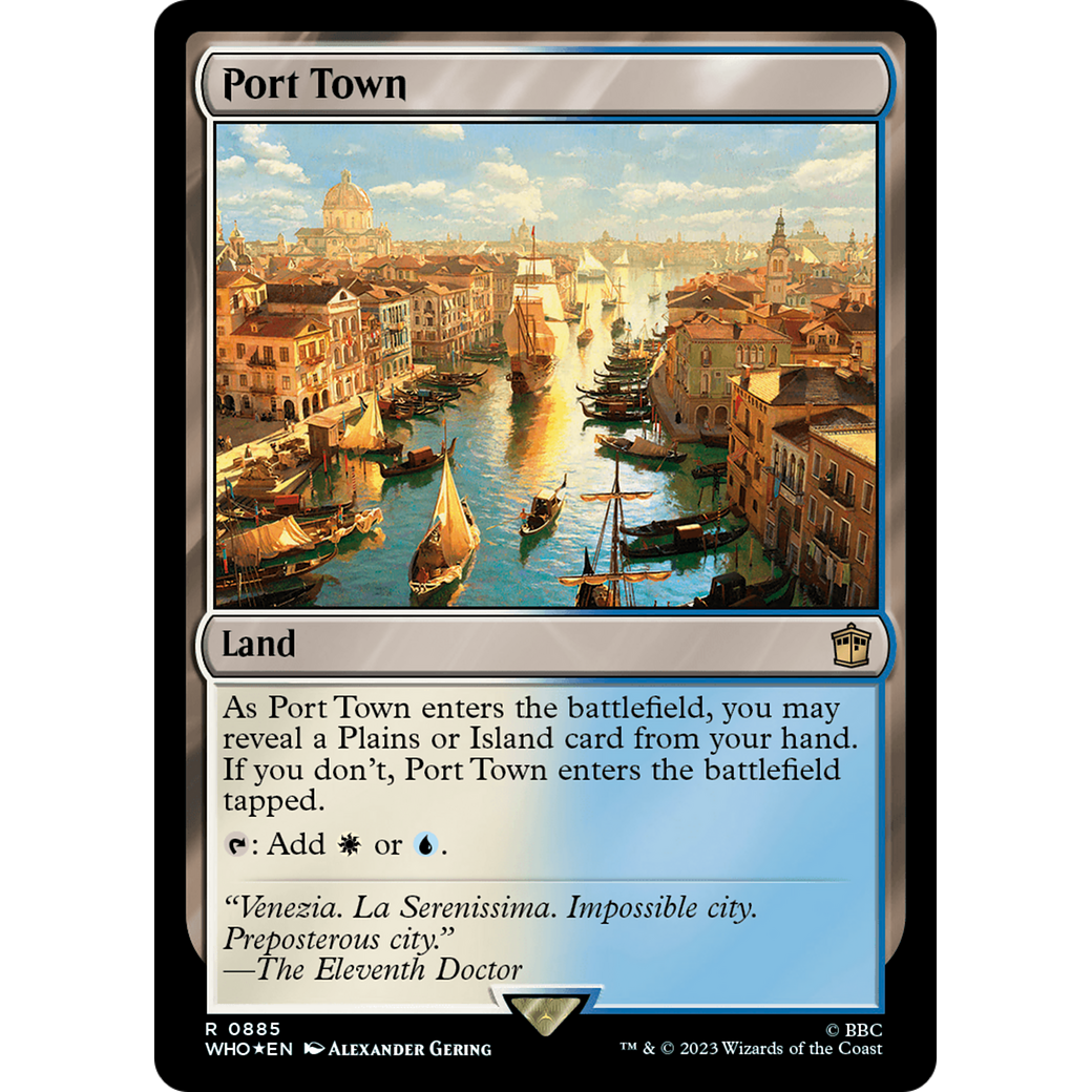 Port Town (Surge Foil) (WHO-885) - Doctor Who Foil