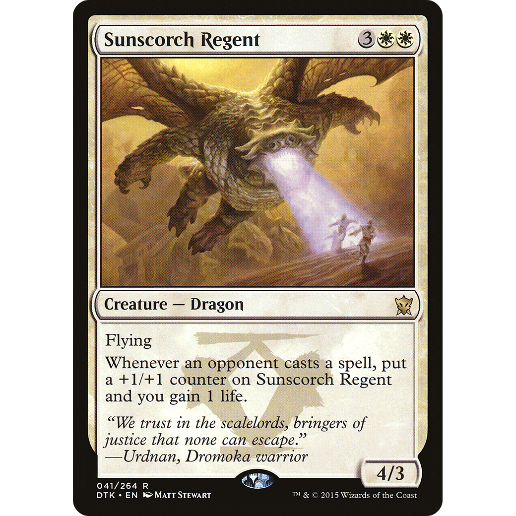 Sunscorch Regent (DTK-041) - Dragons of Tarkir Foil